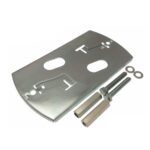 CAME 119RIBX049 Base ancoraggio motoriduttore BX243 Ricambi cancelli automatici