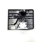 CAME 88018-0024 Testata con supporto sinistra FLUO SLB/SLS Ricambi came Fluo