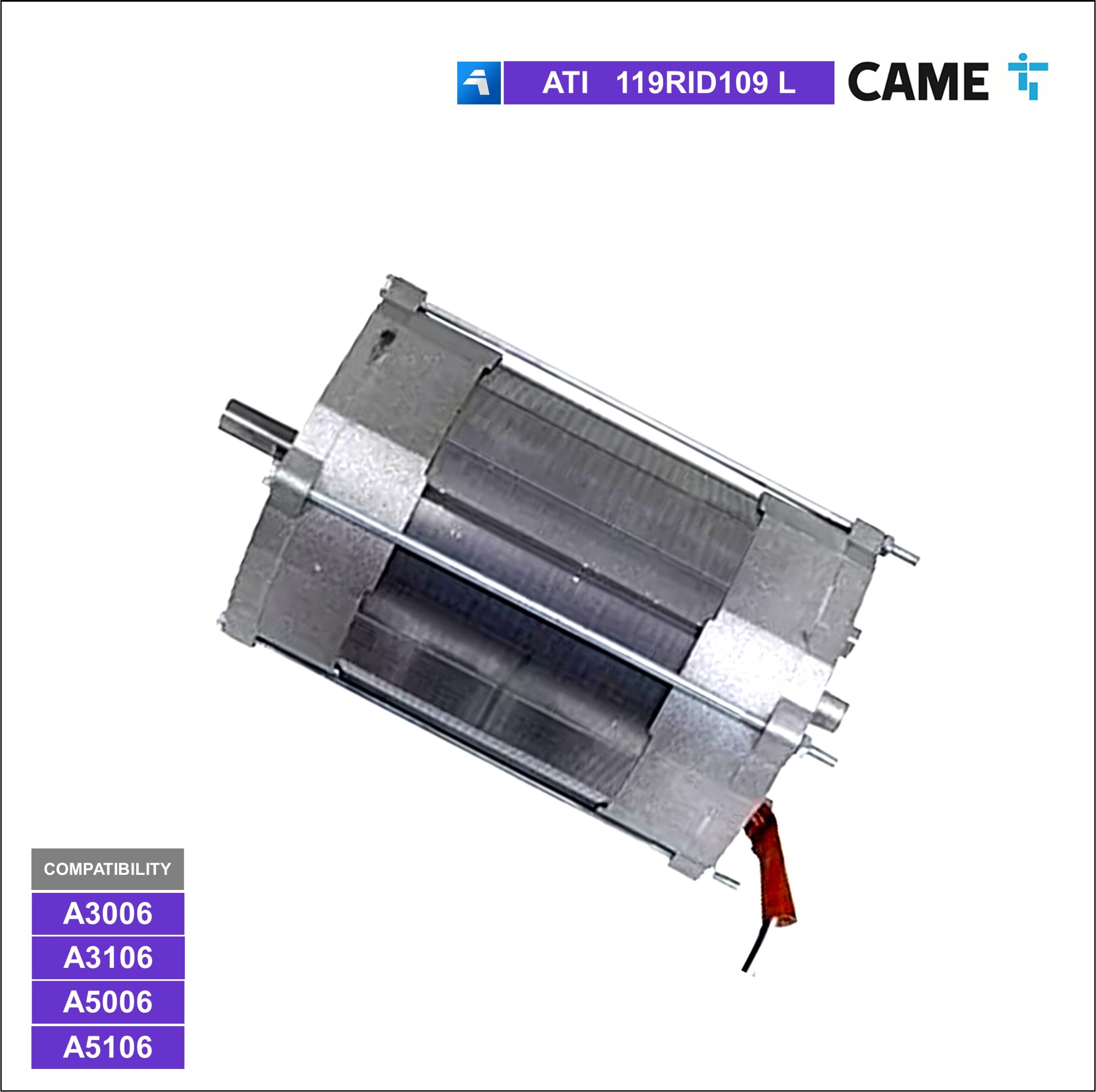 CAME_19RID109_L CAME 119rid109 L Gruppo motore serie ATI 230V lento - immagine 1