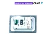 CAME 67600510 Modulo 6 Ingressi Su Placca Bianca vetro OH/6ITC WH - immagine 2